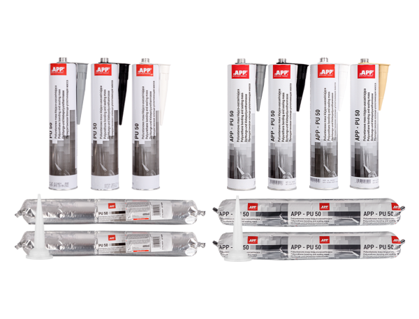 APP PU 50 - Polyurethan Kleb - und Dichtmasse, geschlossene Kartusche 310 ml; grau